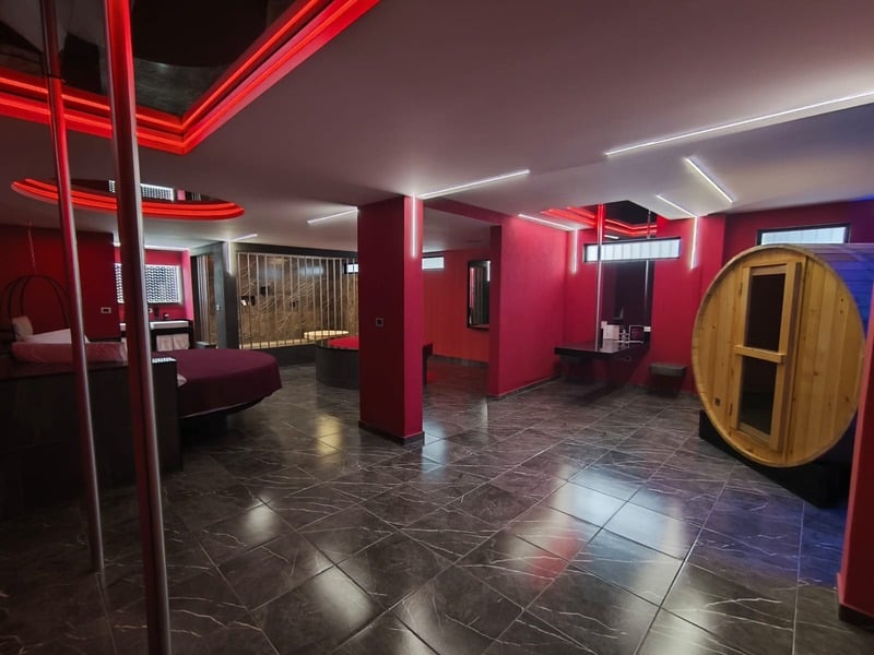 Sauna privado de la habitación, Red Garden Hotel CDMX